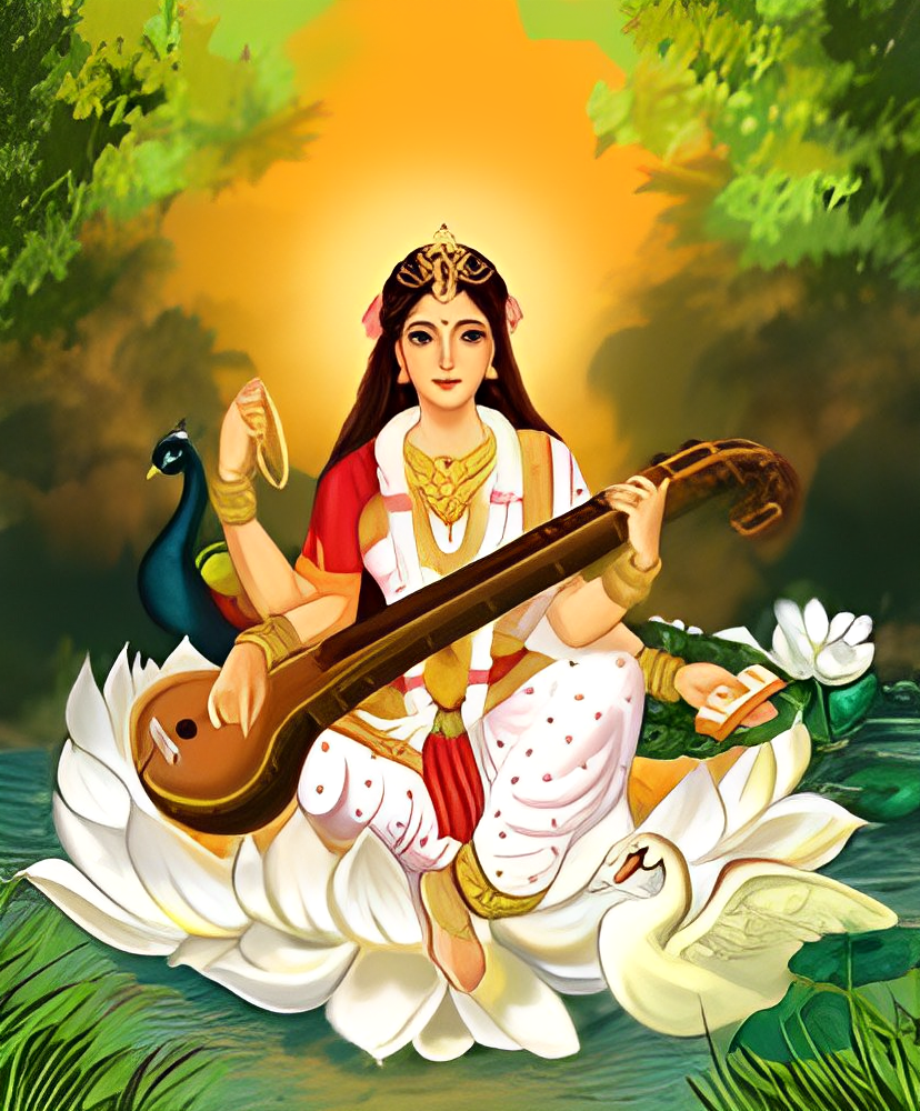 saraswati mata photo download