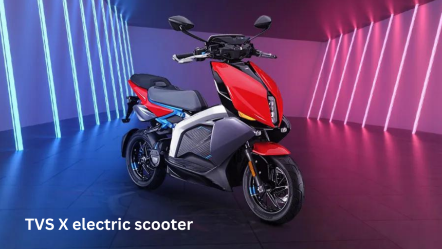 TVS X electric scooter