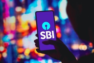 sbi logo in mobile